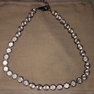 Frosted Crystal Adjustable necklace